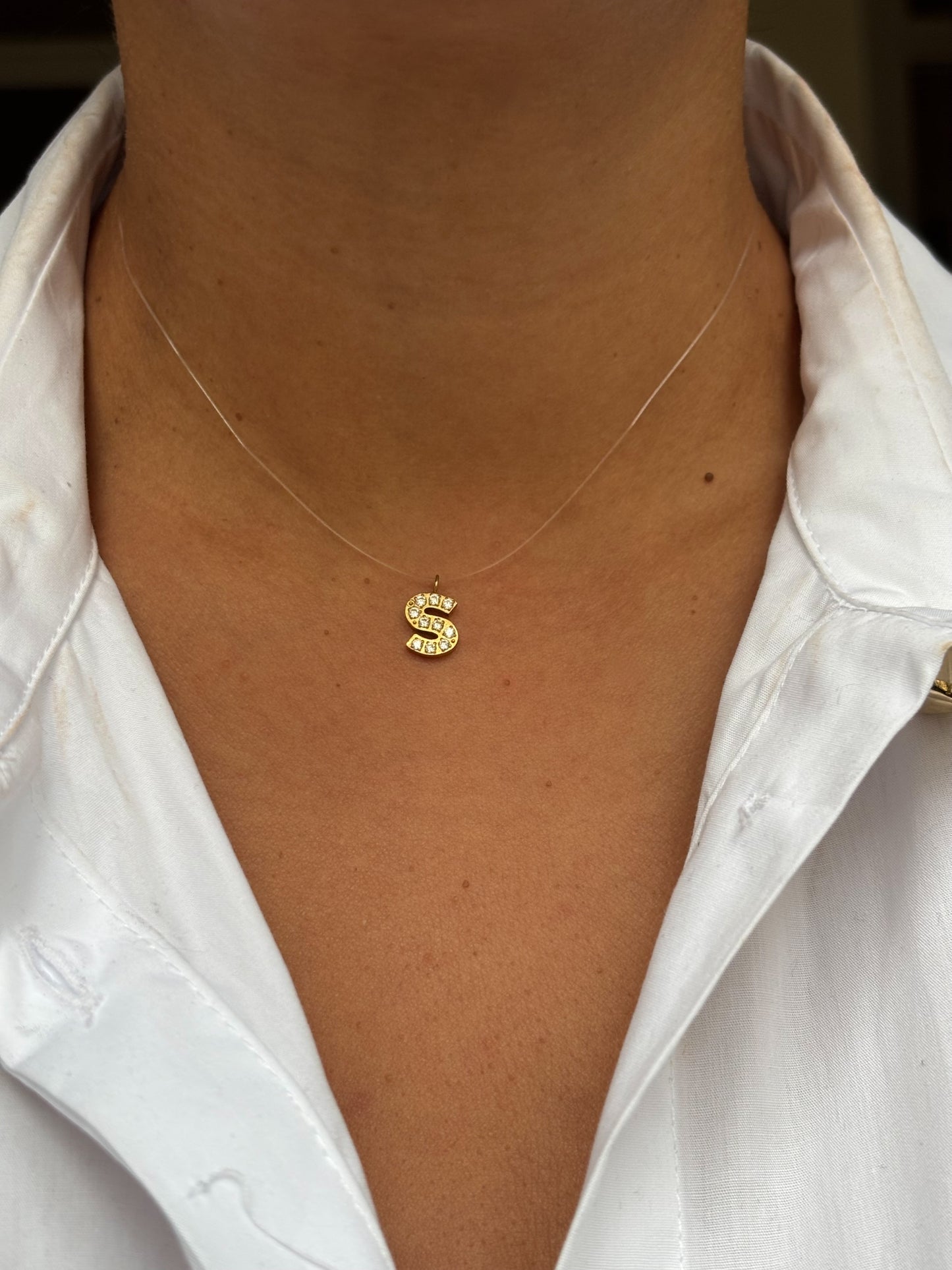 Collier personnalisable Initiale SYRINE