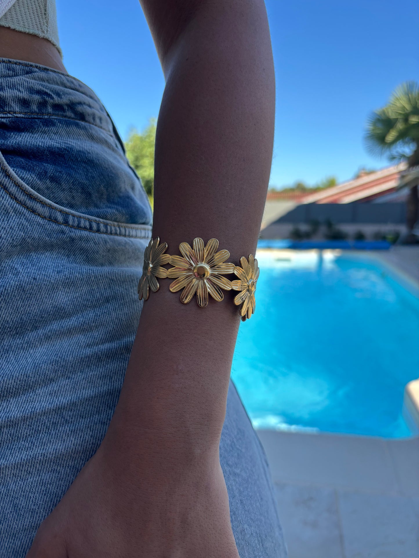 Bracelet Jonc FLORA