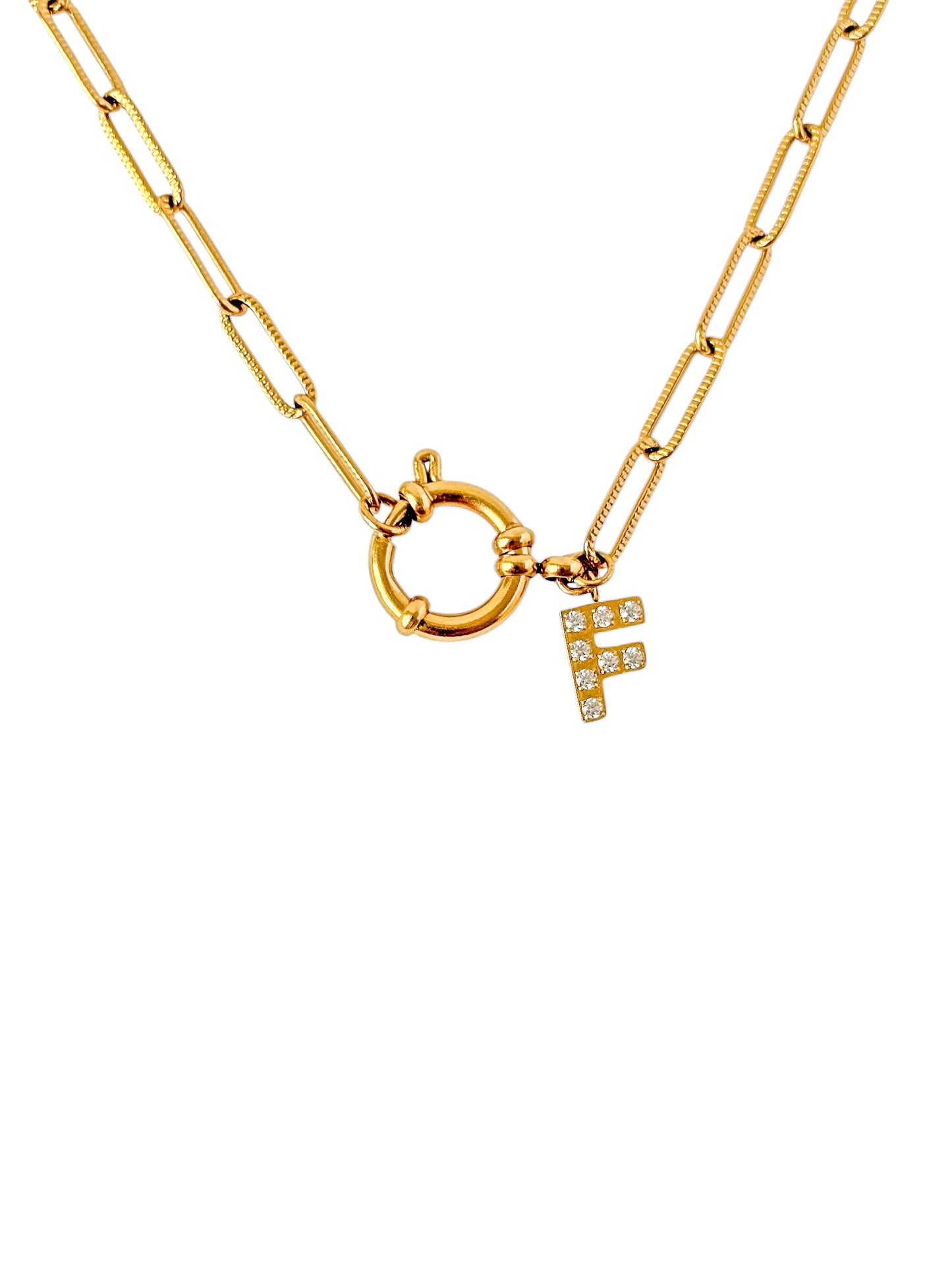 Collier personnalisable Initiale FARA
