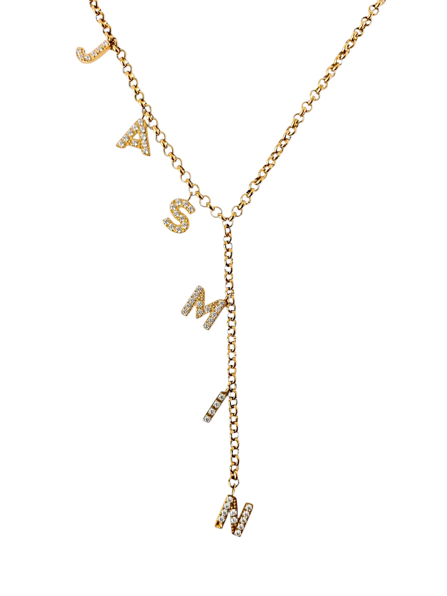 Collier personnalisable Lettres JASMIN