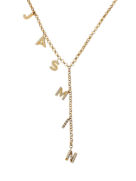 Collier personnalisable Lettres JASMIN