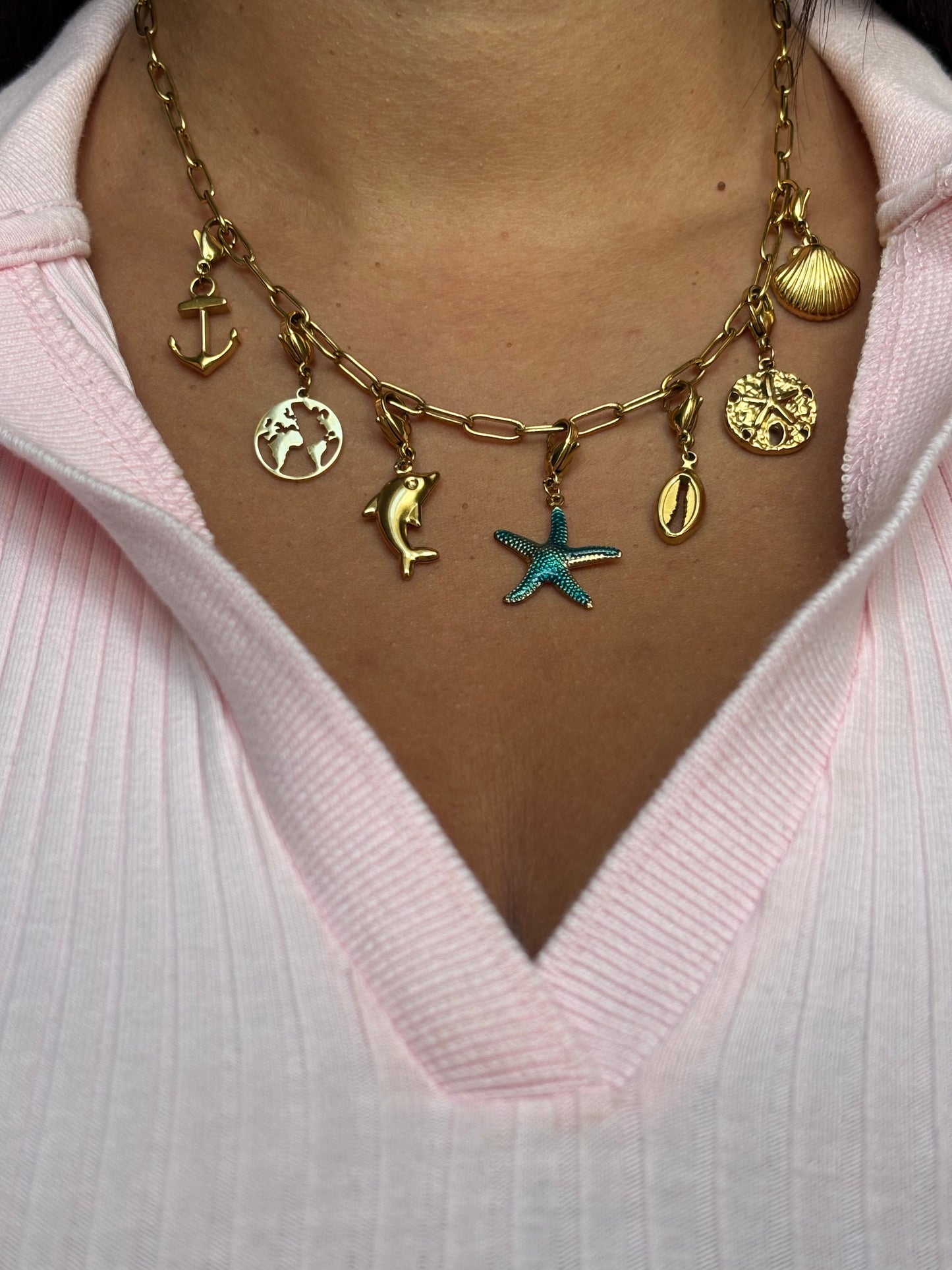 Collier personnalisable Charms interchangeables AYA