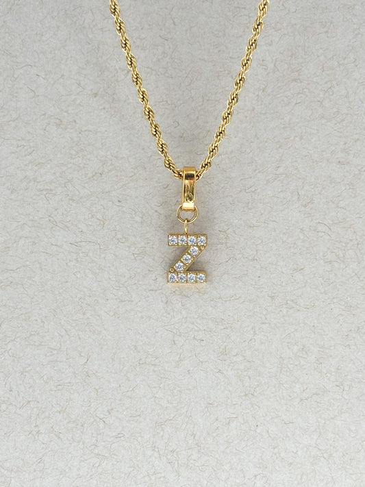 Collier personnalisable Initiale ZOÉ