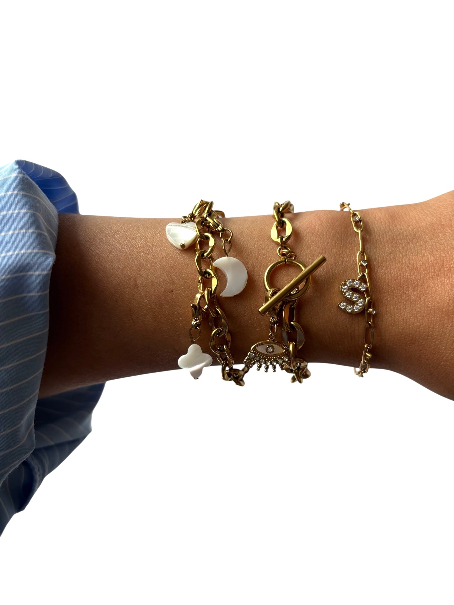 Bracelet personnalisable Charms interchangeables SHERINE