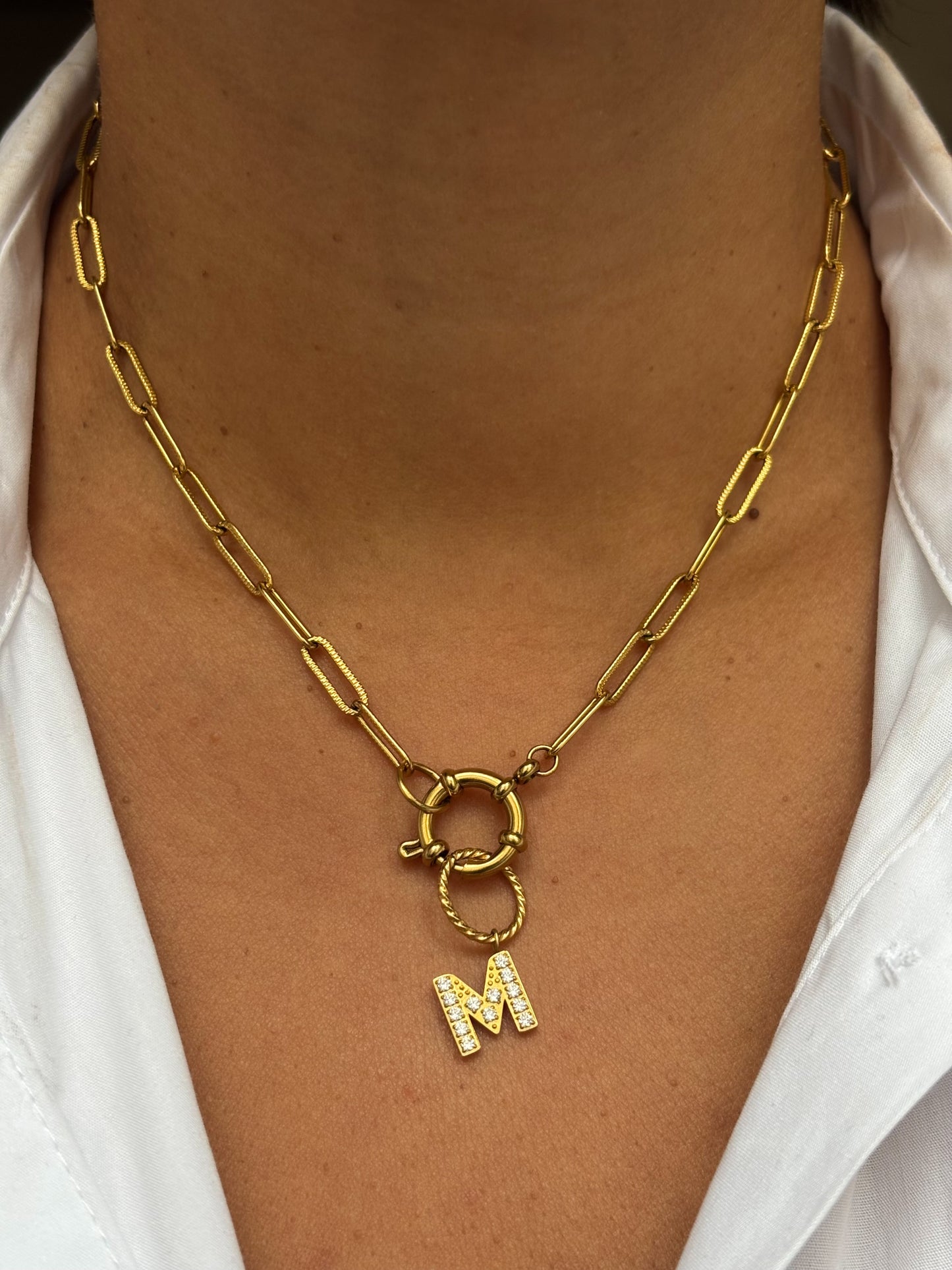 Collier personnalisable Initiale FARA
