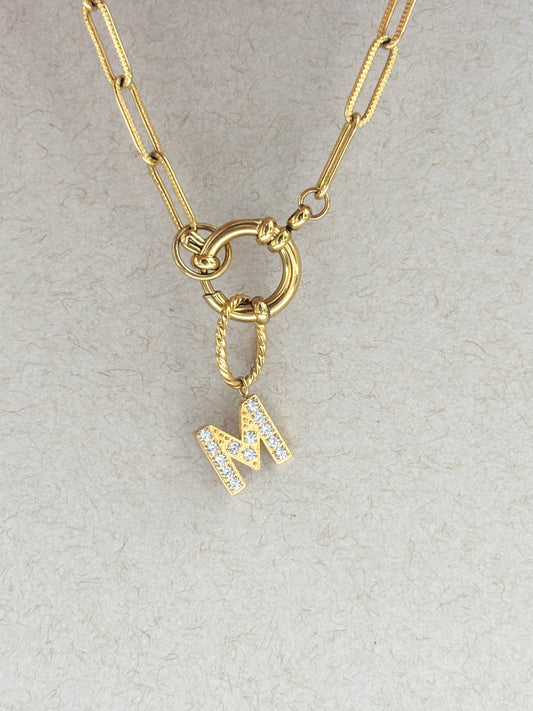 Collier personnalisable Initiale FARA