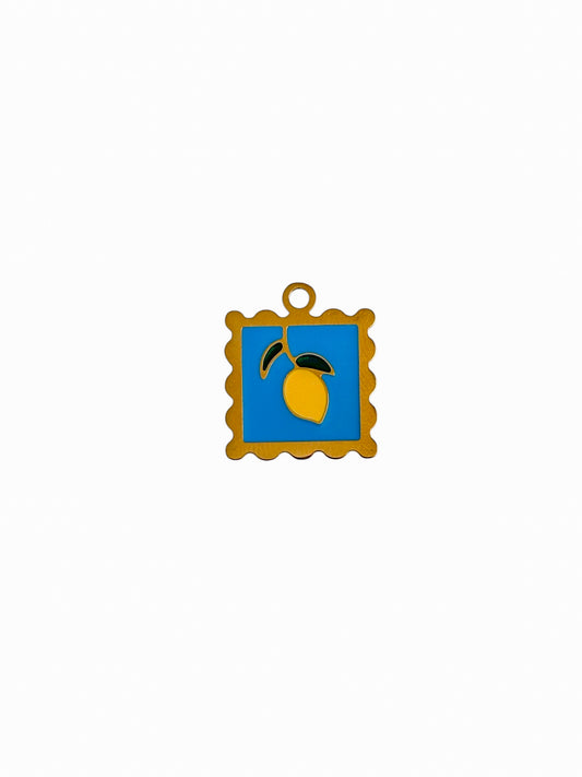 Charm cadre citron