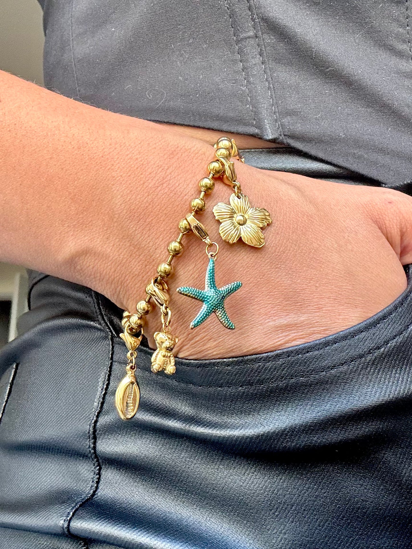 Bracelet personnalisable Charms interchanbgeables HAJAR