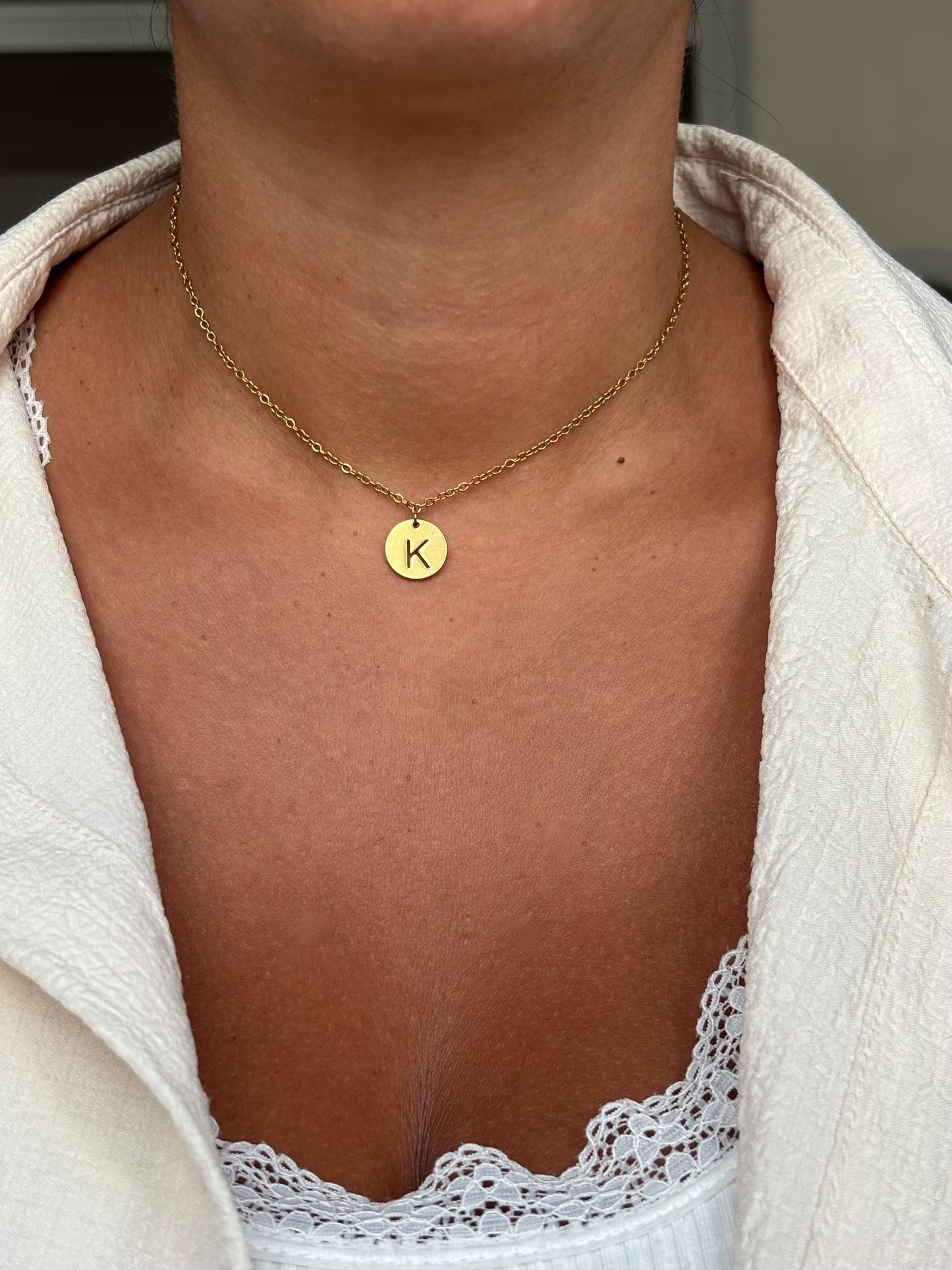 Collier personnalisable Initiale KENZA