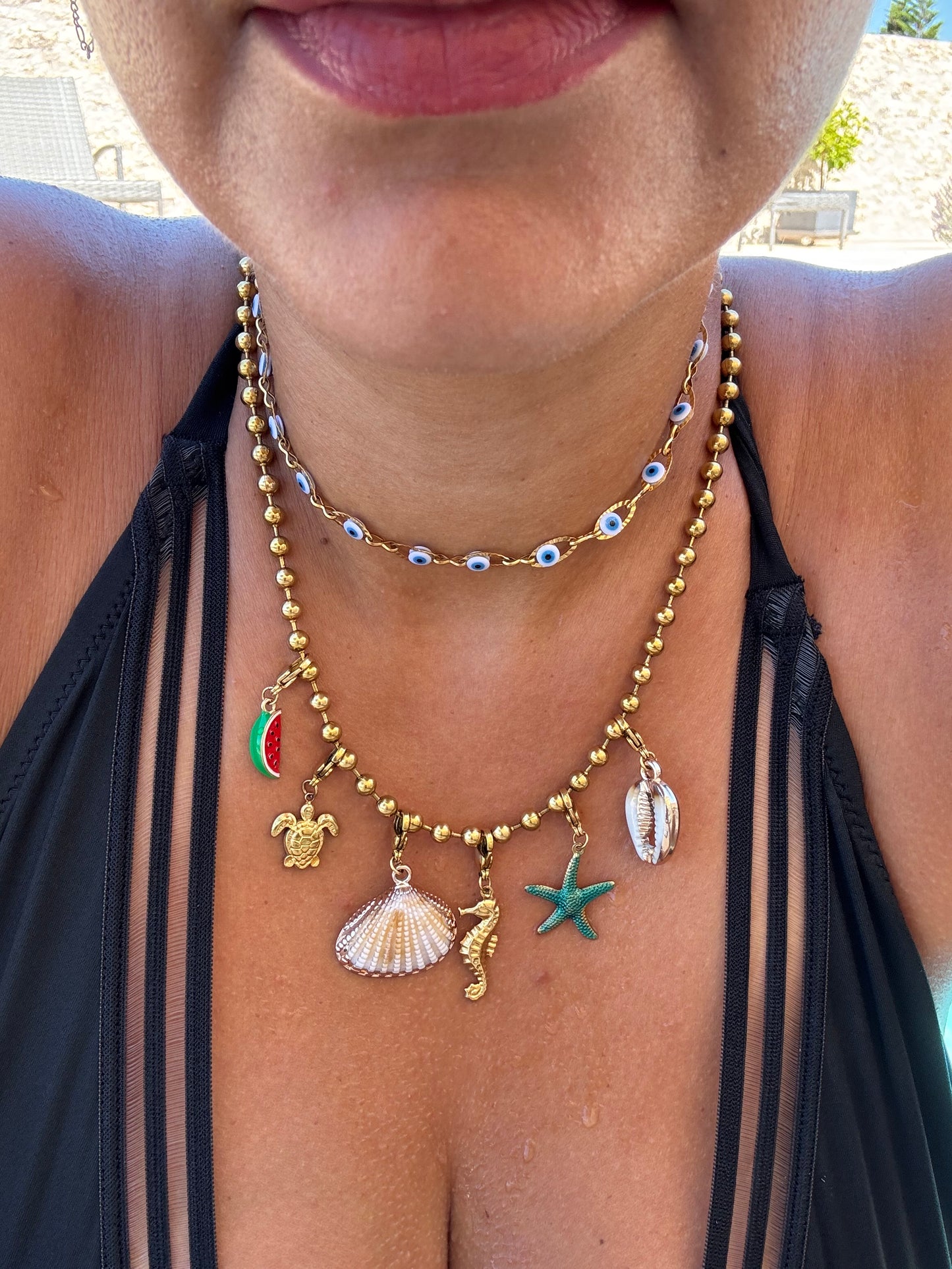 Collier personnalisable Charms interchangeables HAJAR