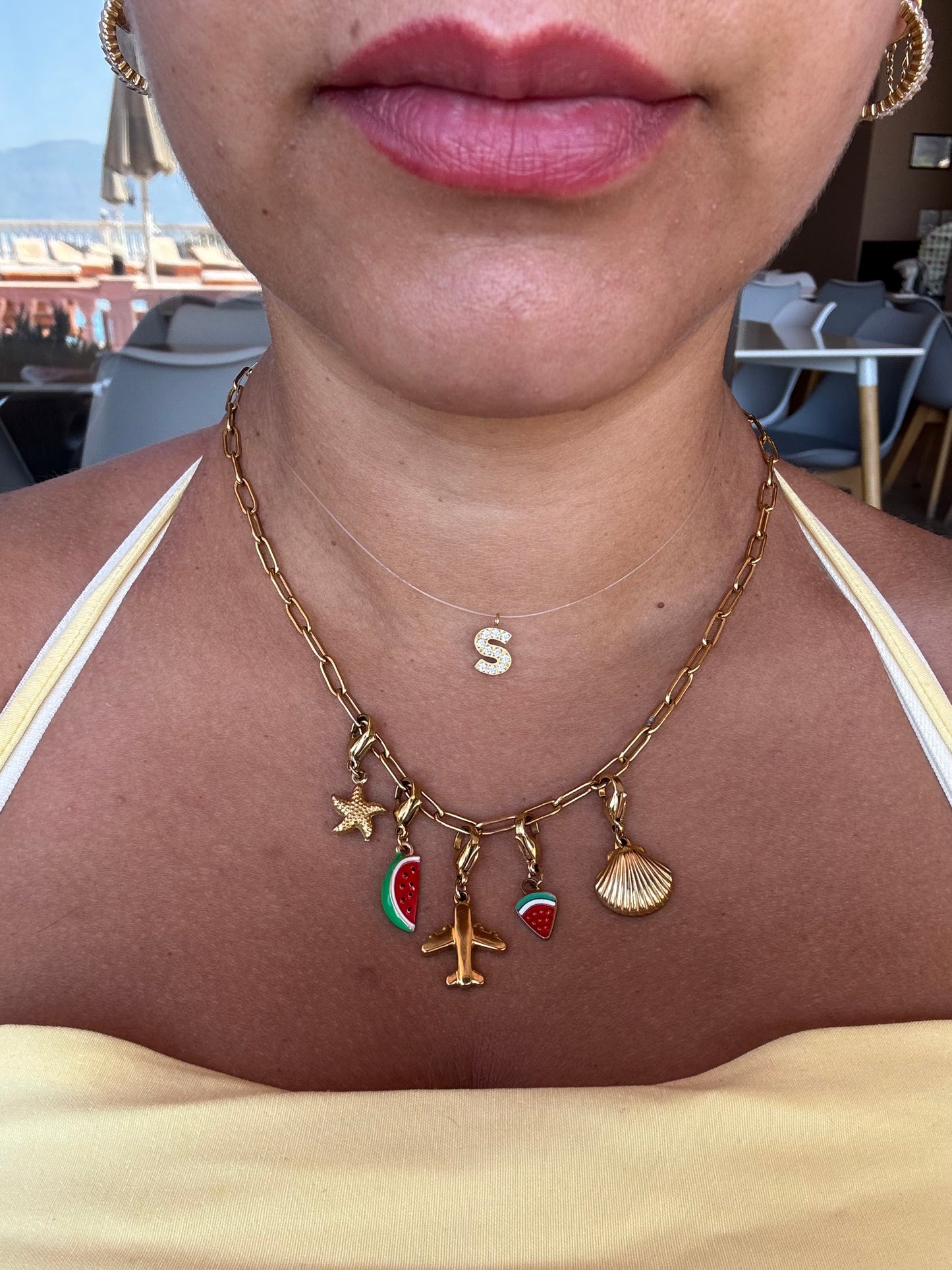Collier personnalisable Charms interchangeables AYA
