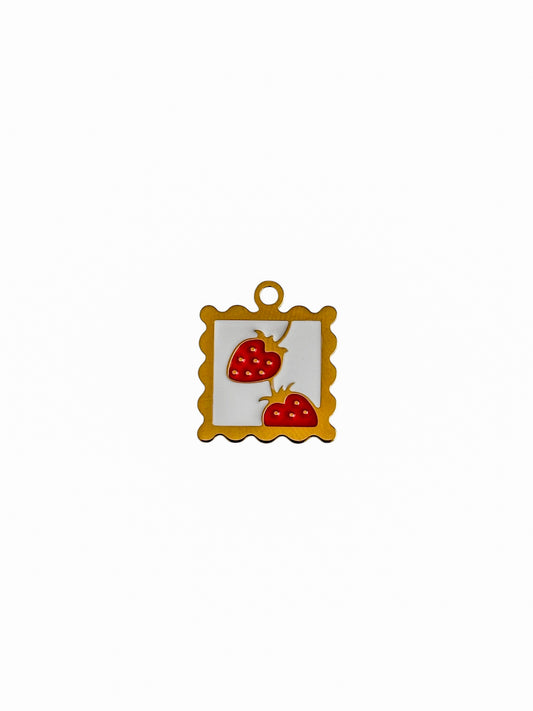 Charm cadre fraises