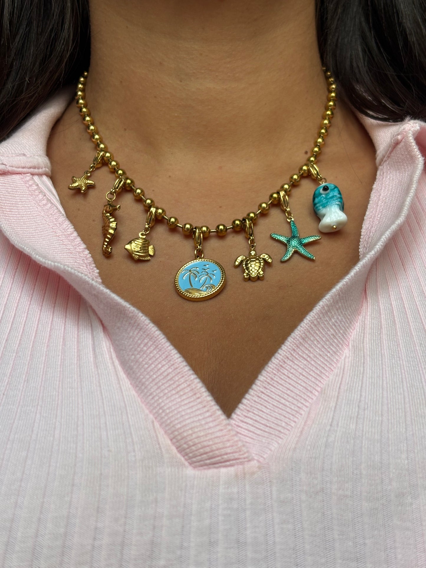 Collier personnalisable Charms interchangeables HAJAR