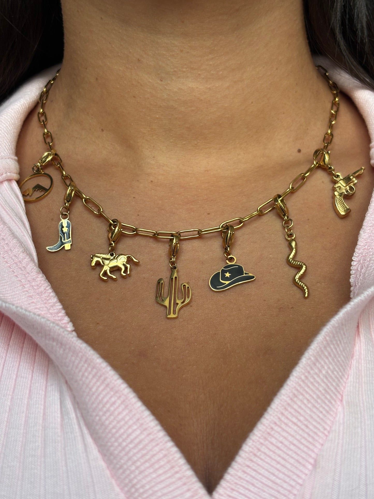Collier personnalisable Charms interchangeables AYA
