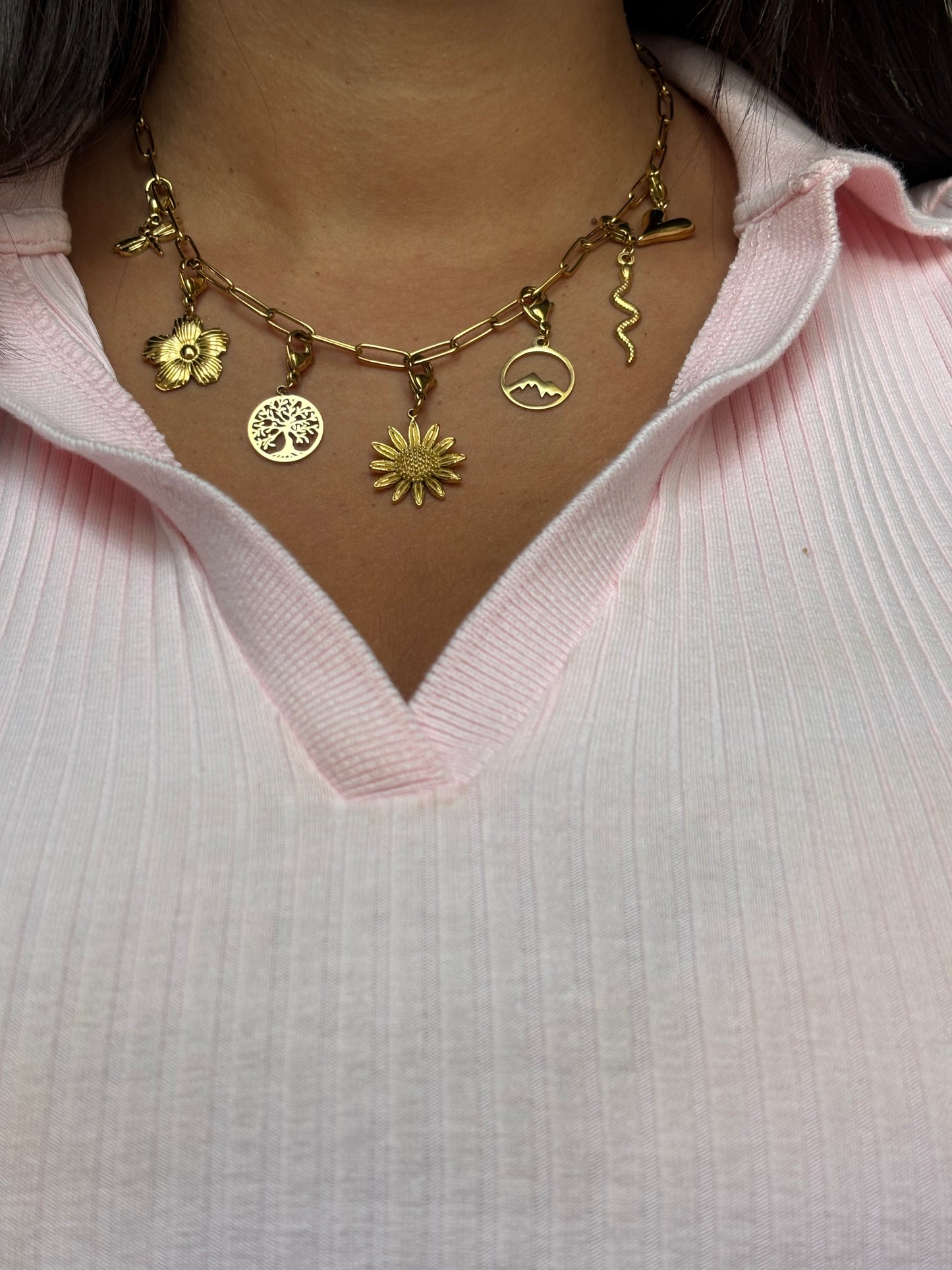 Collier personnalisable Charms interchangeables AYA