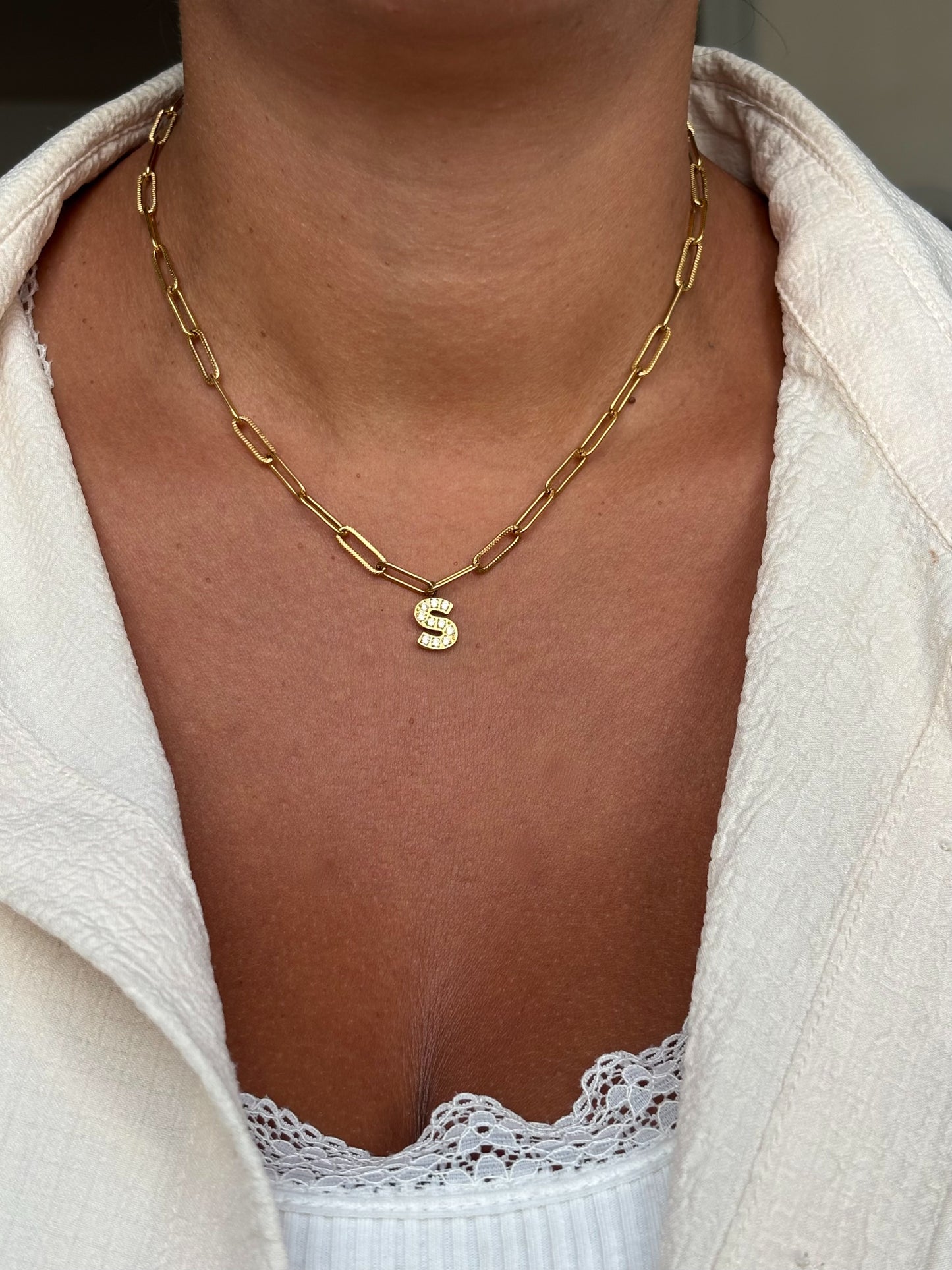 Collier personnalisable Initial SABBAH
