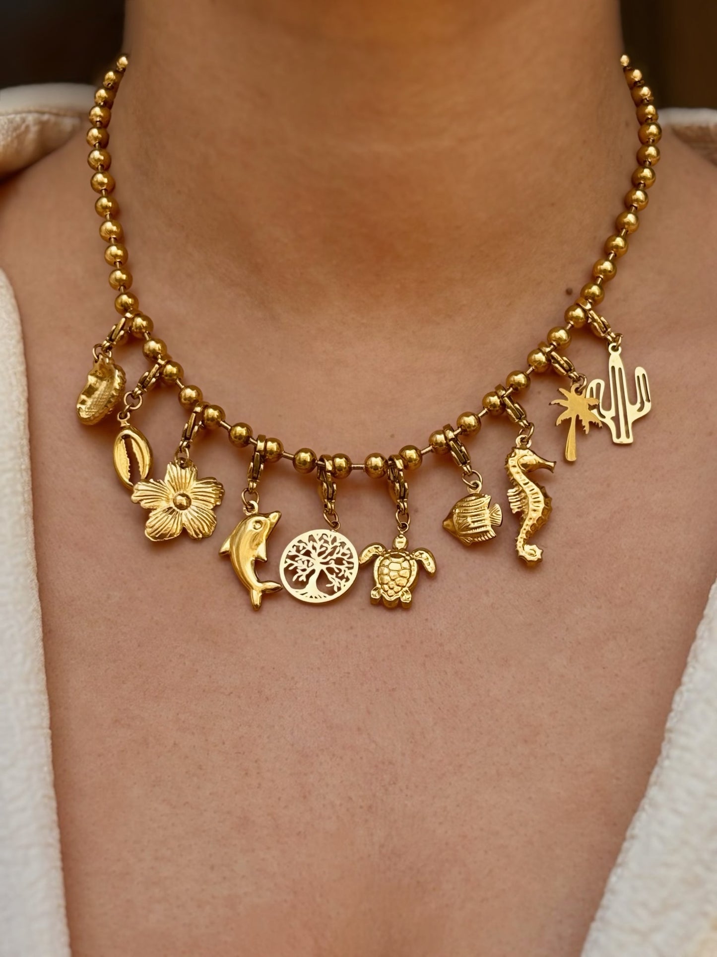 Collier personnalisable Charms interchangeables HAJAR
