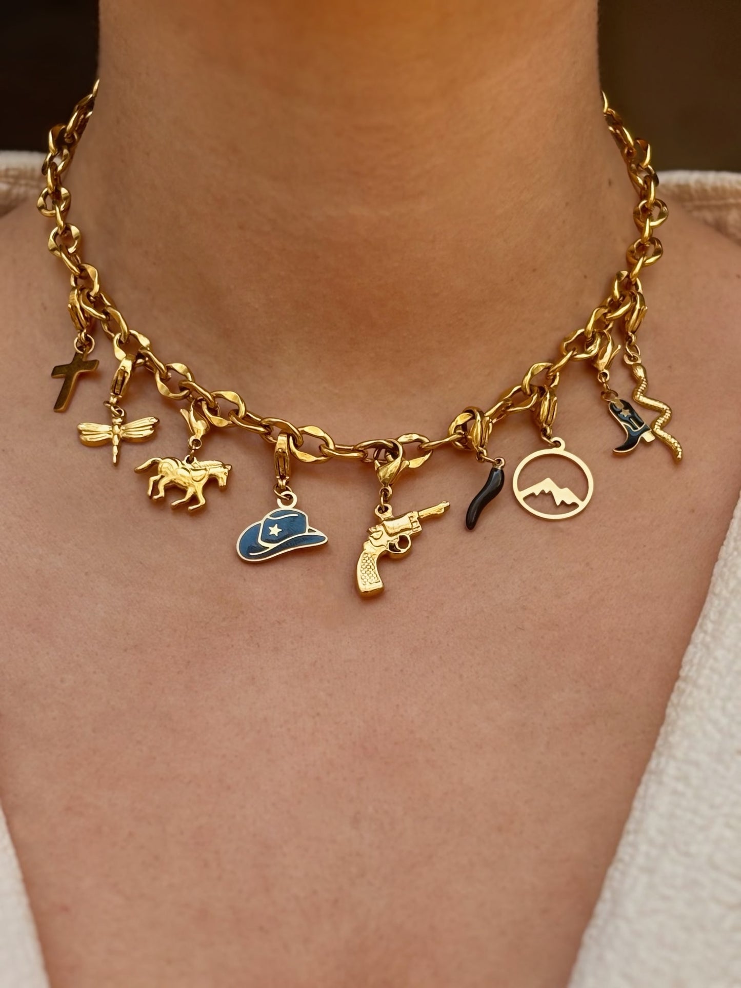 Collier personnalisable Charms interchangeables SHERINE