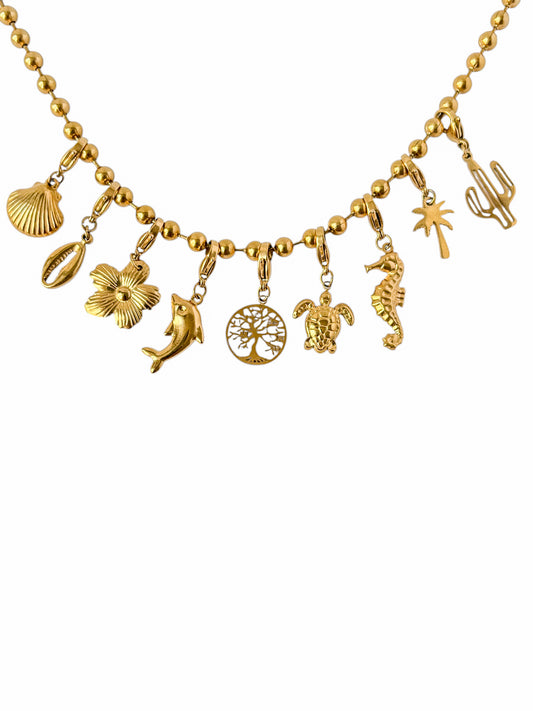 Collier personnalisable Charms interchangeables HAJAR