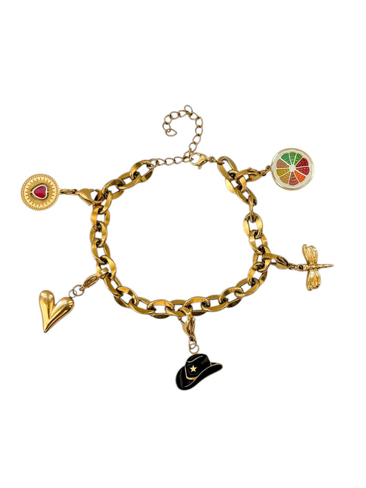 Bracelet personnalisable Charms interchangeables SHERINE