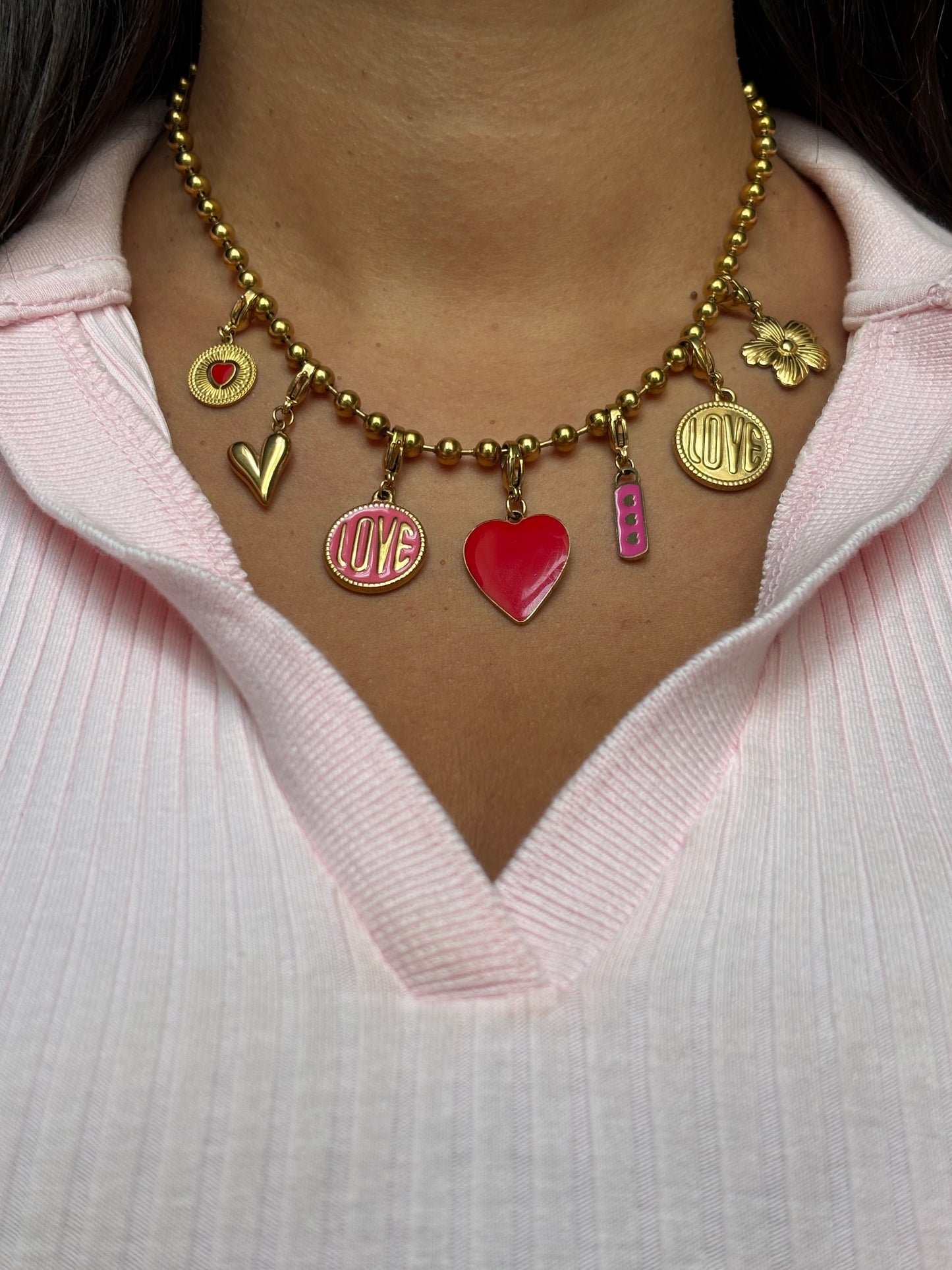 Collier personnalisable Charms interchangeables HAJAR