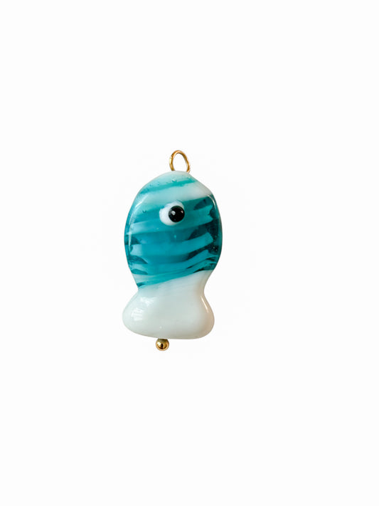 Charm Poisson bleu bleu