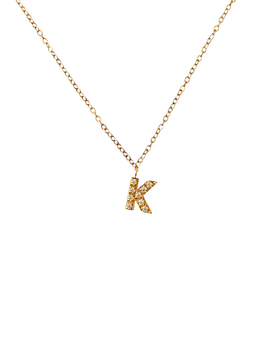 Collier personnalisable Initiale KENZA