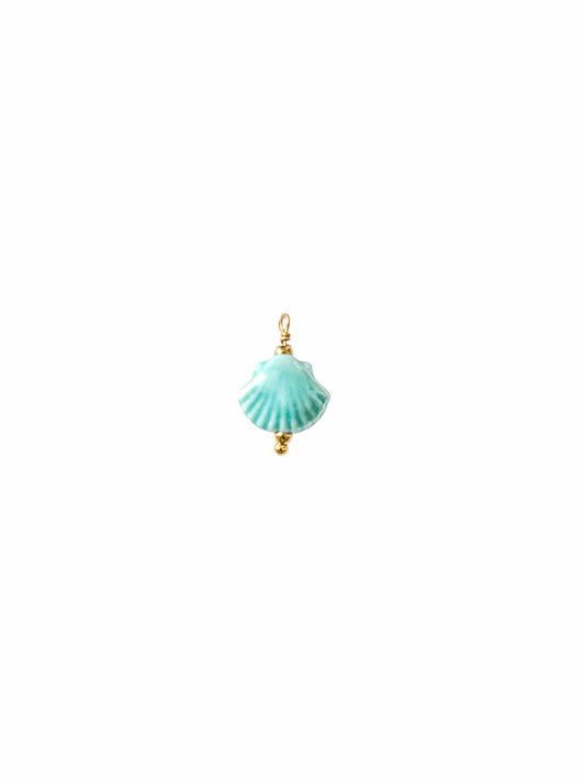 Charm Coquillage bleu