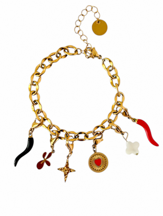 Bracelet personnalisable Charms interchangeables SHERINE