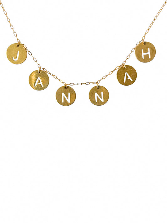 Collier personnalisable JANNAH