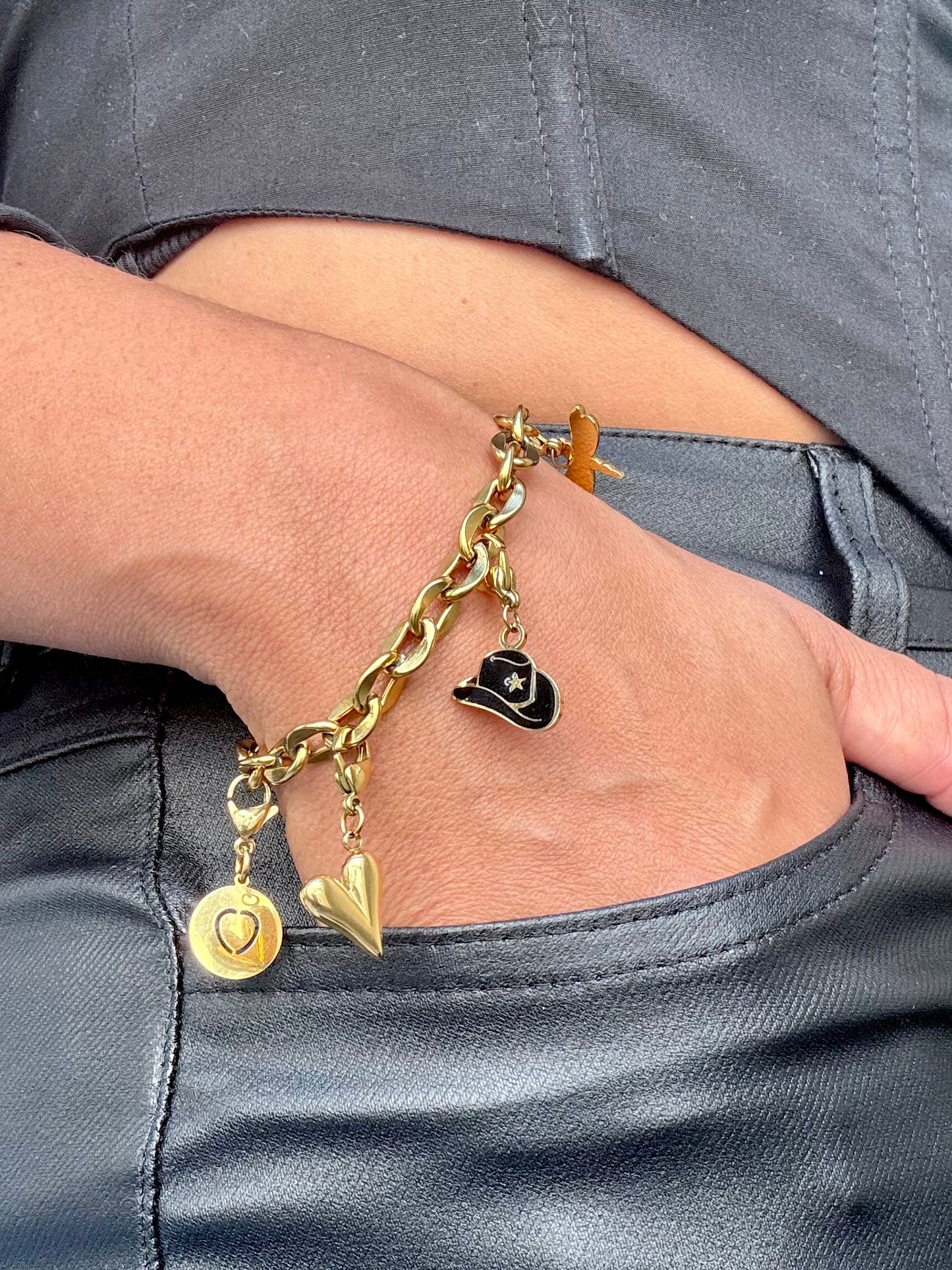 Bracelet personnalisable Charms interchangeables SHERINE